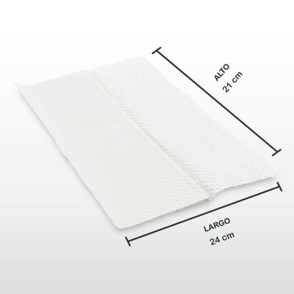 TOALLA INTERDOBLADA SANILUX BLANCA | CAJA CON 20 FAJITAS 100 HOJAS C/U