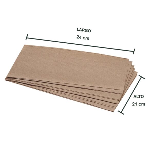 TOALLA INTERDOBLADA SANILUX NATURAL | CAJA CON 20 FAJITAS 100 HOJAS C/U