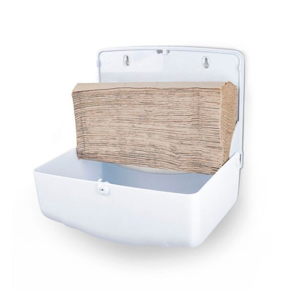 TOALLA INTERDOBLADA SANILUX NATURAL | CAJA CON 20 FAJITAS 100 HOJAS C/U