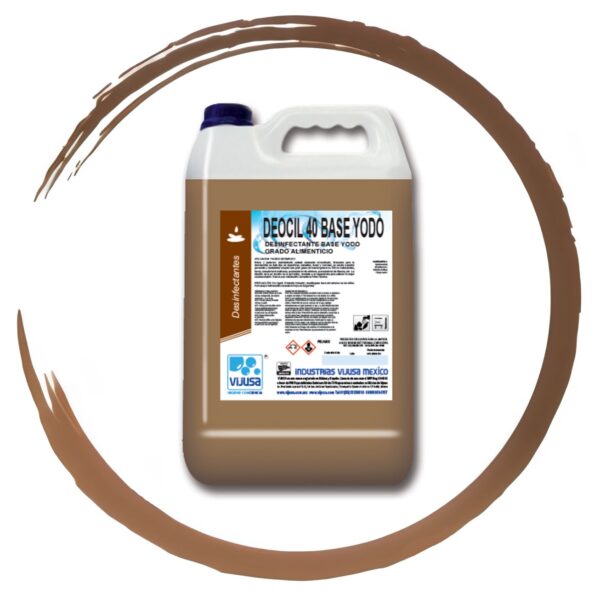 DEOCIL 40 BASE YODO | DESINFECTANTE YODADO DE AMPLIO ESPECTRO