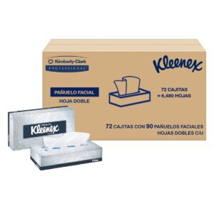 PAÑUELO FACIAL KLEENEX RECTANGULAR | CAJA CON 72 DESPACHADORES 90 HOJAS C/U