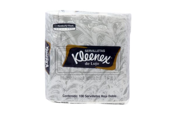 SERVILLETA DE LUJO TRADICIONAL KLEENEX | CAJA CON 12 PAQUETES 100 HOJAS C/U