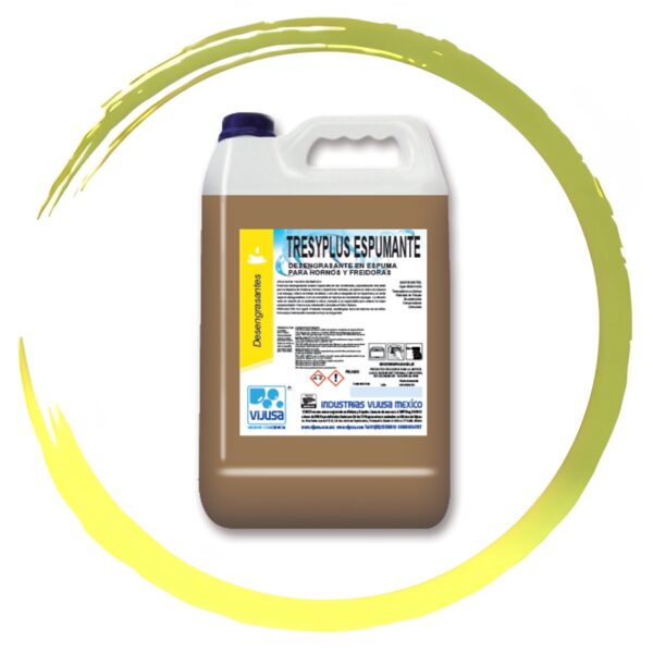 TRESYPLUS ESPUMANTE | DESENGRASANTE EN ESPUMA PARA HORNOS, PARRILLAS, OLLAS