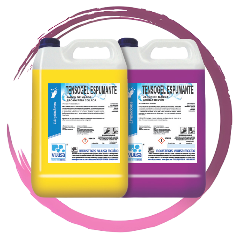 TENSOGEL ESPUMANTE JABON PARA MANOS LIQUIDO