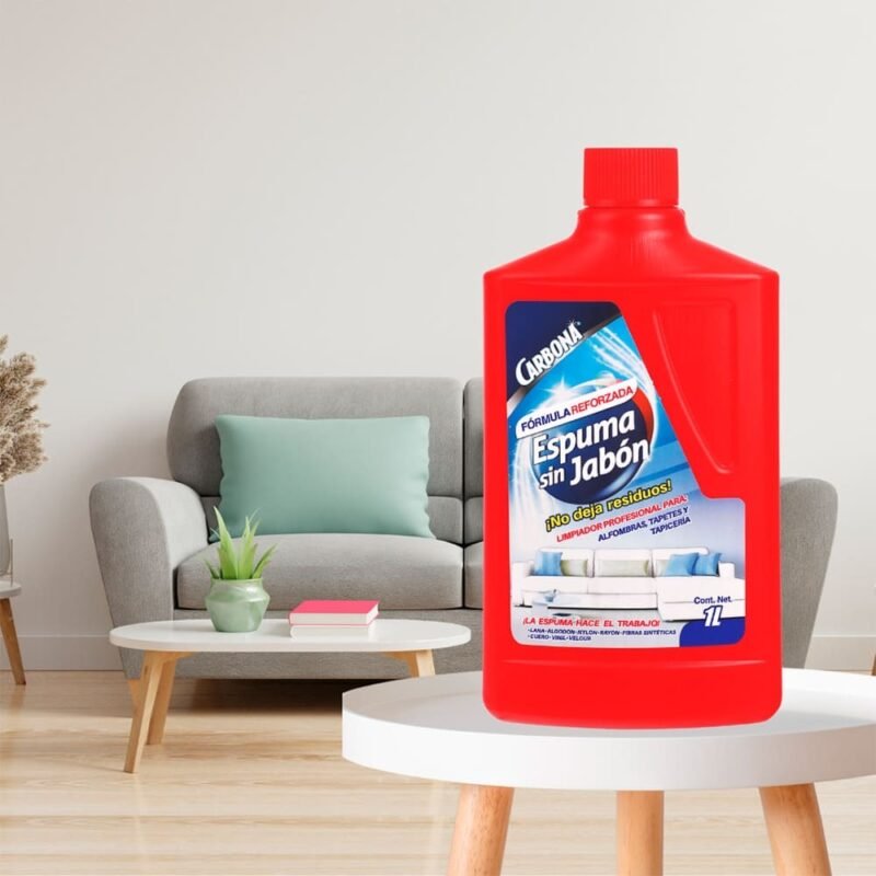 LIMPIADOR ALFOMBRAS ESPUMA SIN JABÓN CARBONA 1 L