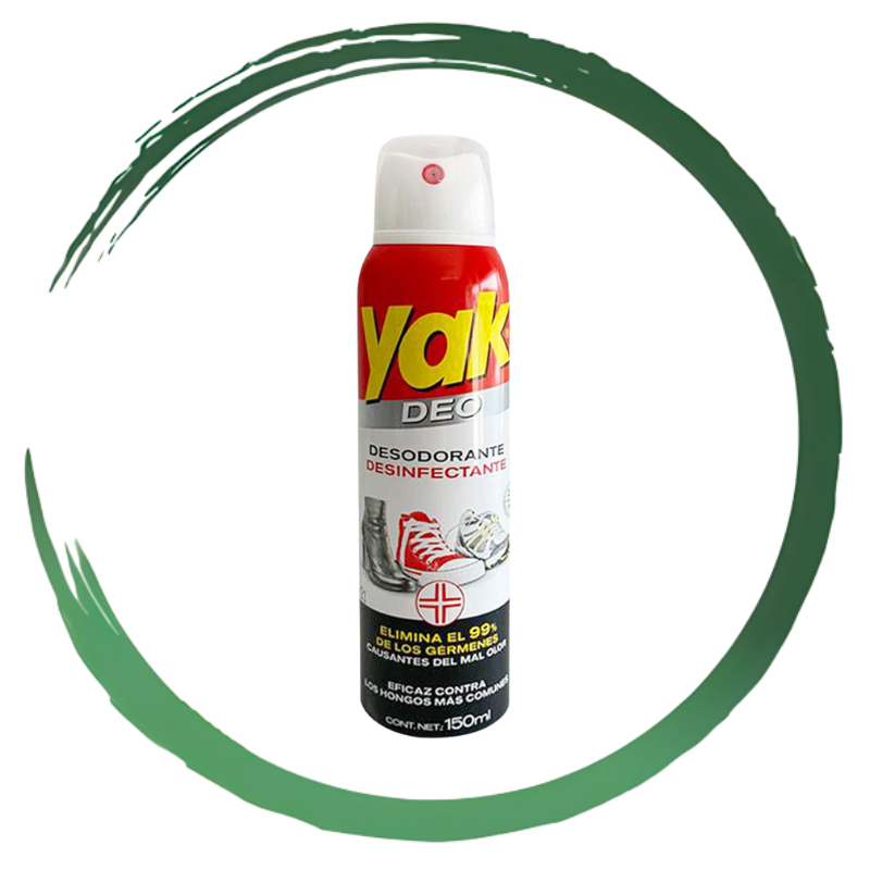 DESODO AEROSOL PARA CALZADO YAK 150 ML