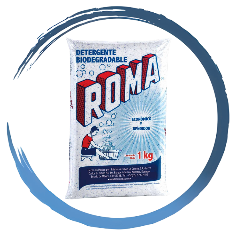 DETERGENTE EN POLVO ROMA 1 KG