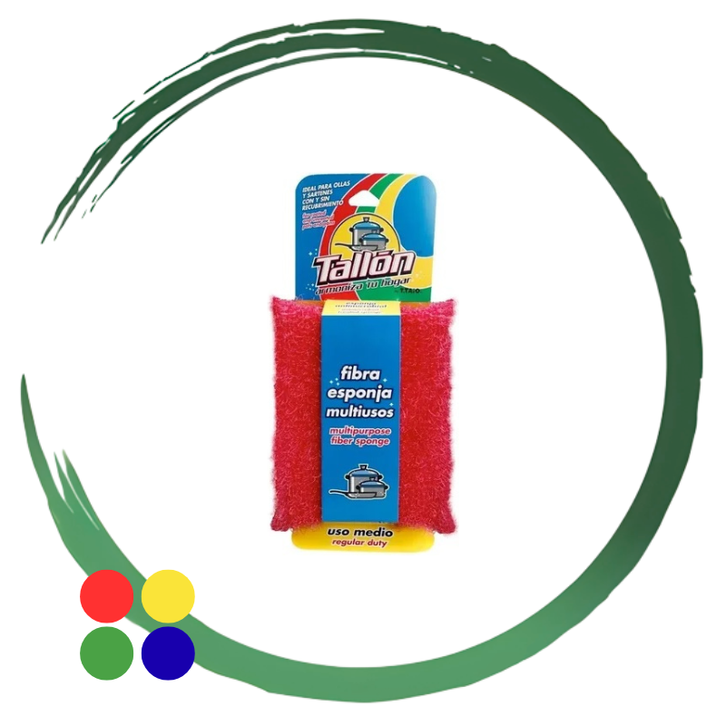FIBRA CON ESPONJA CHICA TALLON