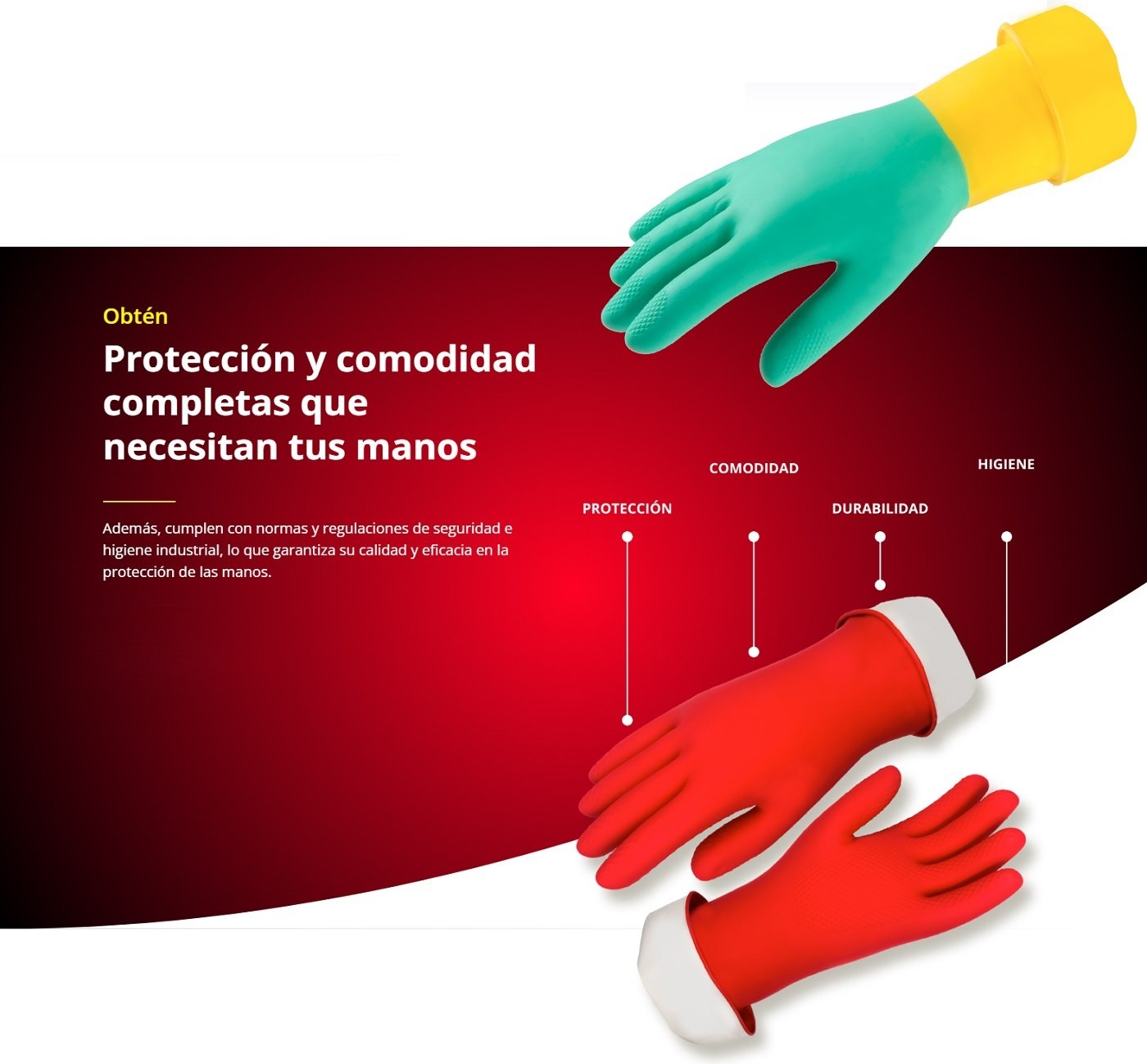 Guantes Vitex descripción 5