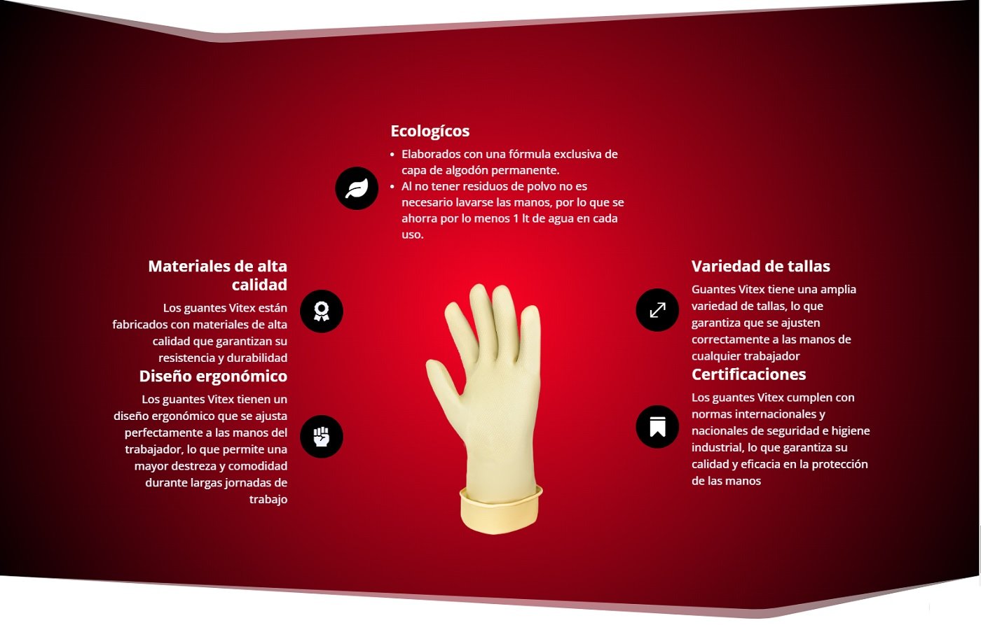 Guantes Vitex descripción 6