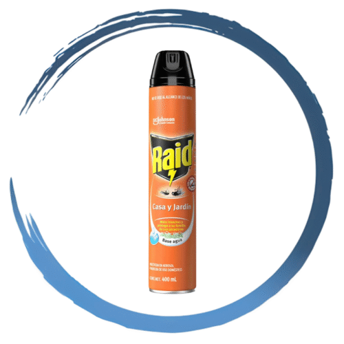 INSECTICIDA AER CASA JARDIN RAID 400 ML