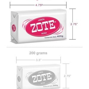 JABÓN EN BARRA ZOTE ROSA 400 GRS