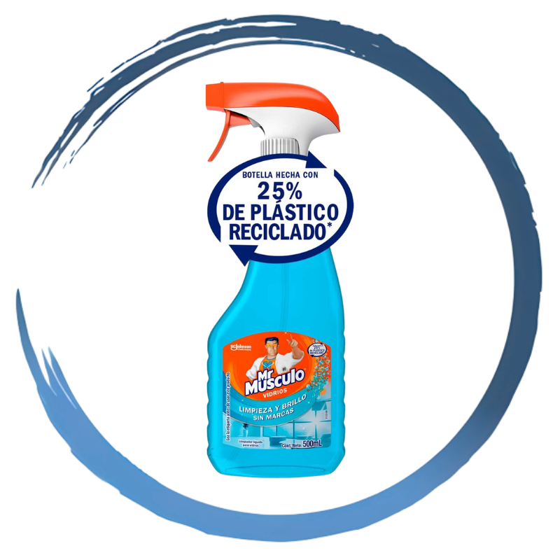 LIQUIDO PARA VIDRIOS MR MUSCULO 500 ML