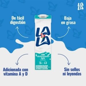 LECHE DESLACTOSAD LIGHT LALA 12 PZ 1 LT