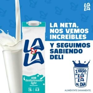 LECHE DESLACTOSAD LIGHT LALA 12 PZ 1 LT