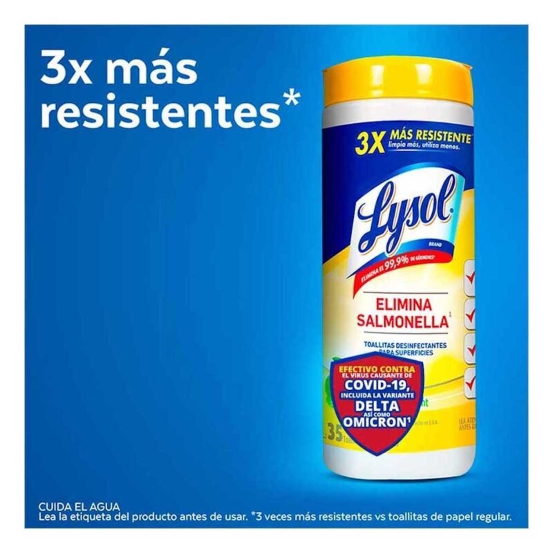 TOALLITAS DESINF CITRUS LYSOL 35 PZS