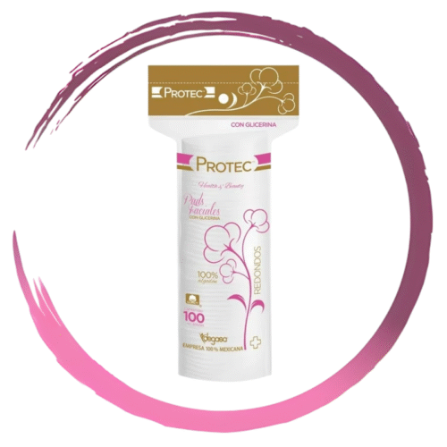 PADS FACIAL ALGODON PROTEC 100 PZS