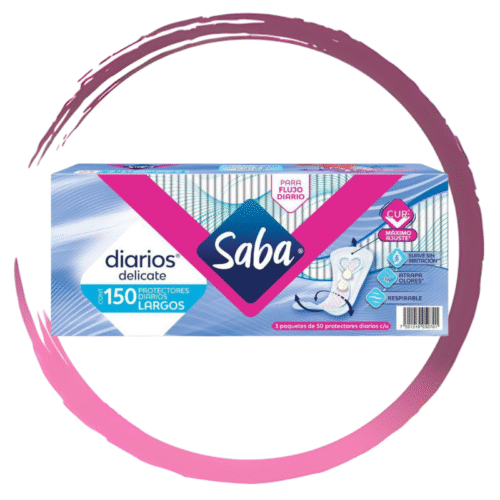 PROTECTORES DIARIOS LARGOS SABA 150 PZS