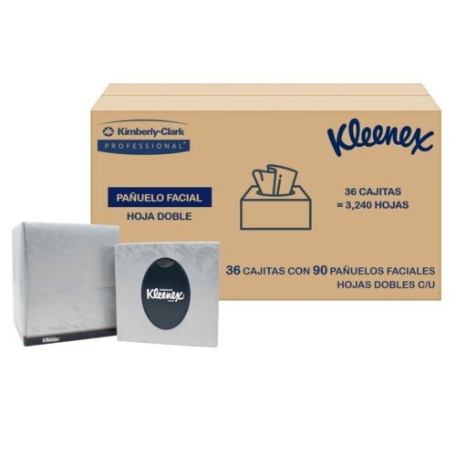 PAÑUELO FACIAL KLEENEX CUBO 36 DESP 90 HJS