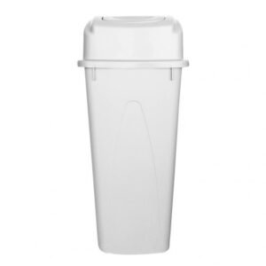 CESTO DE BASURA JUMBO SABLON 80 LT BLANCO