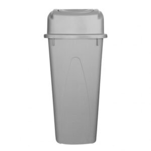 CESTO DE BASURA JUMBO SABLON 80 LT GRIS