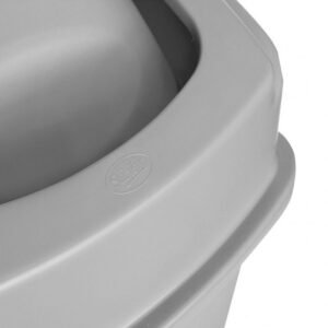 CESTO DE BASURA JUMBO SABLON 80 LT GRIS