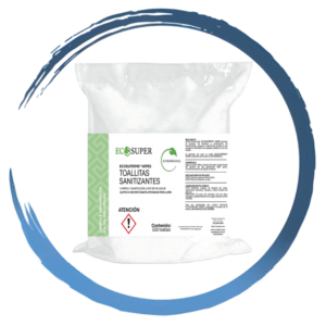 TOALLAS SANITIZANTES ECOSUPER CAJA CON 1100 PZS