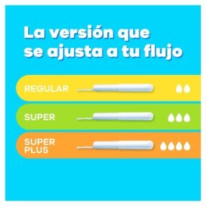 TAMPONES SUPER PLUS TAMPAX 50 PZS