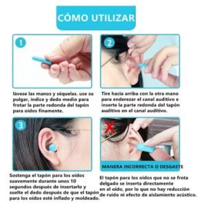 TAPONES PARA OIDOS ECOSUPER 60 PARES