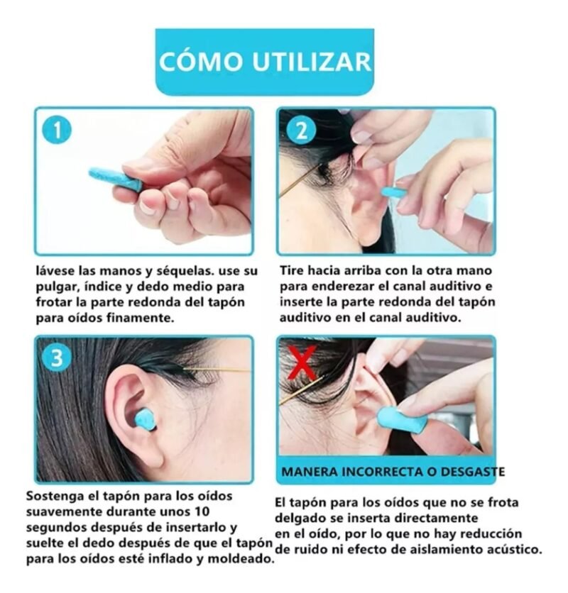 TAPONES PARA OIDOS ECOSUPER 60 PARES