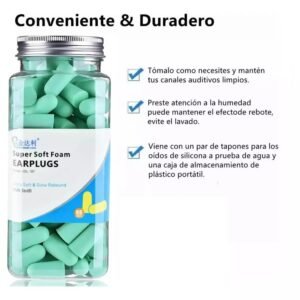 TAPONES PARA OIDOS ECOSUPER 60 PARES