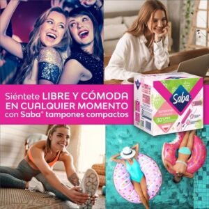 TAMPONES SABA V COMPACT 30 PZS