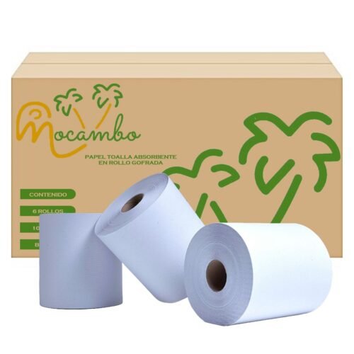 TOALLA EN ROLLO MOCAMBO BC 6 PZS 100 MTS